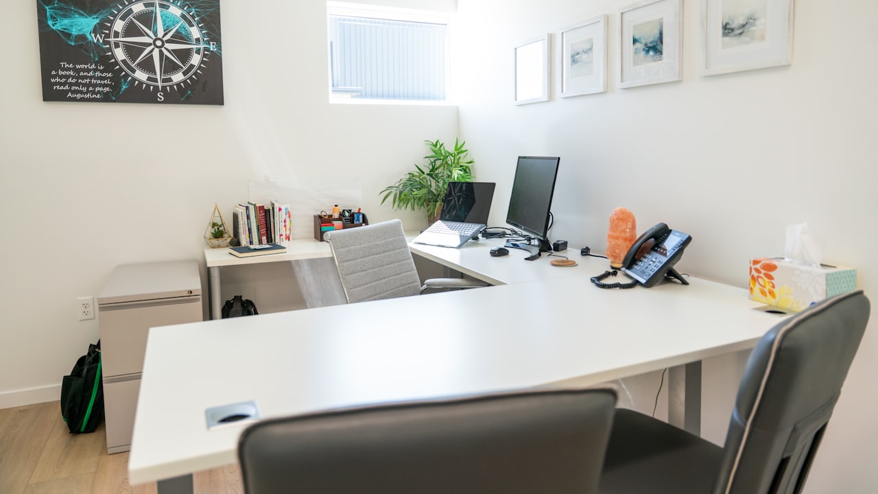 Espacio de trabajo ordenado y centralizado